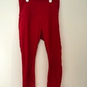 Red Lorna Jane Leggings